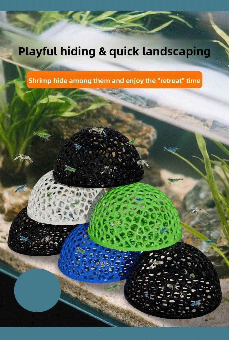 Aquarium fish and shrimp shelter house creative turtle shelter house fish tank landscaping decoration item fish and shrimp breeding