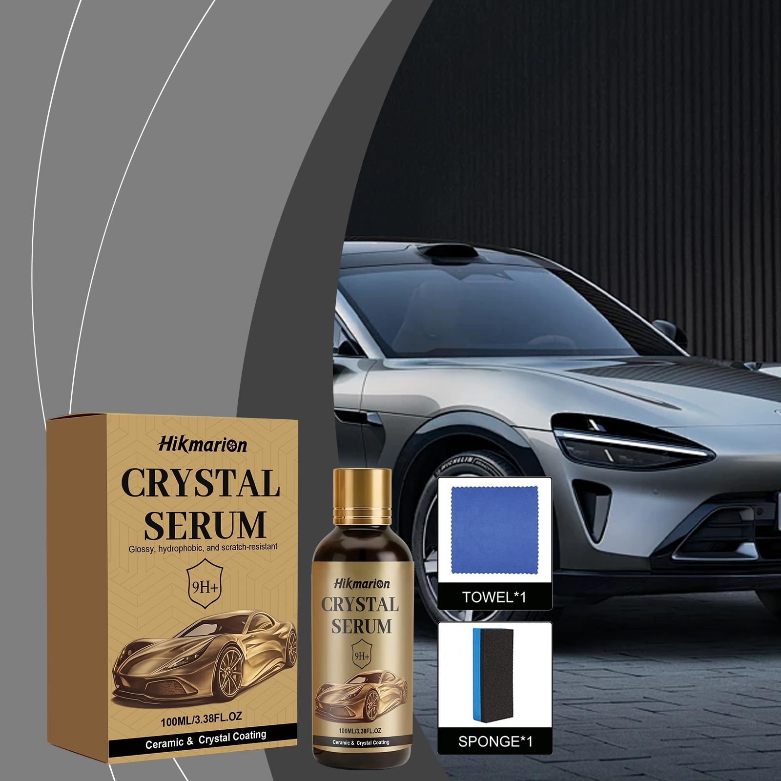 Car Ceramic Coating Kit, Paint Protection Film, Glossy Finish, Anti-Scratch, Water Repellent, Easy Clean, Car Care Essentials