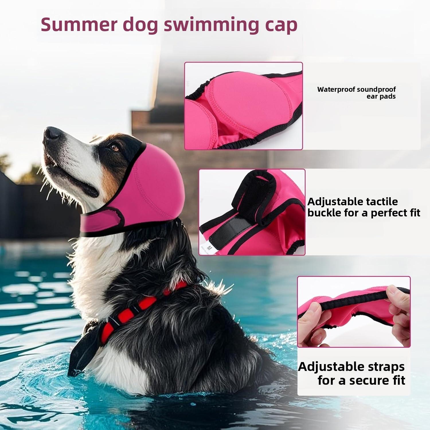 Thickened and oversized dog earmuffs for swimming, noise-reducing calming hat, warm hoodie 0kg with noise-reducing earmuffs available