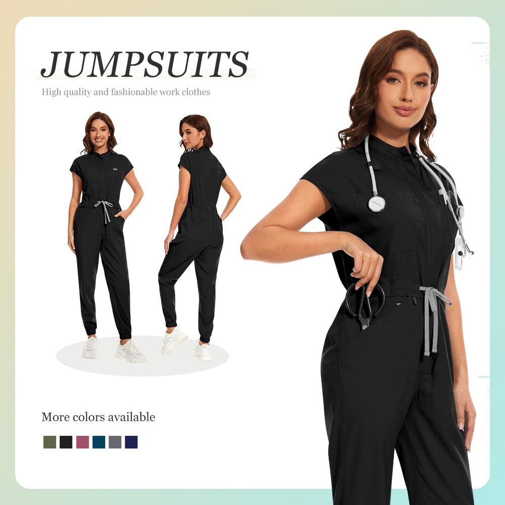 Ladies Doctor Brush Pants Beauty Salon Hand Washing Work Clothes Nursing Home Hand Washing Clothes with Zipper