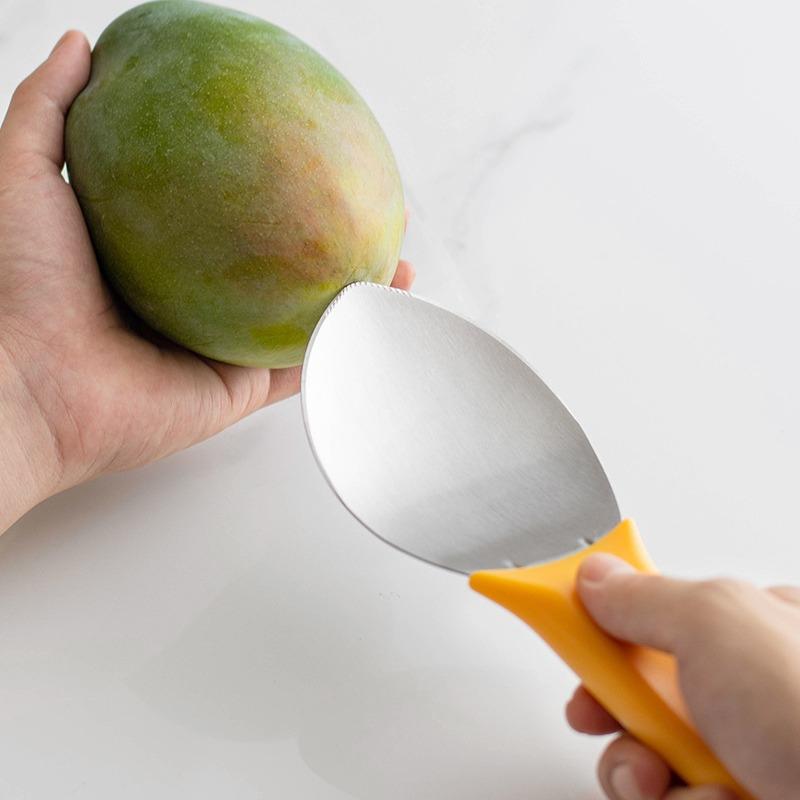 Mango Meat Separator Tool, Multifunctional Mango Knife, Fruit Slicer, Food Grade Non-Toxic, Essential Kitchen Gadget for Home & Restaurant