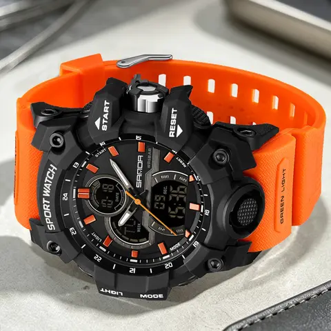 Men's Fashion Casual Sports Waterproof Digital Watch, Casual Trendy Luminous Digital Watch, Multifunctional Electronic Watch with Box, Casual Trendy Wristwatch, Sporty Wristwatch