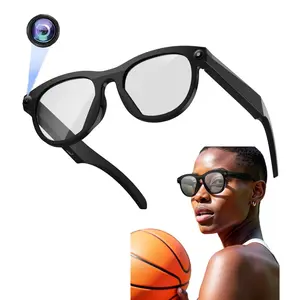 2 Million Pixels Camera Smart Glasses ,  AI Glasses for Video Recording, Sports Eyewear , Smart Sunglasses  , AI Real-Time Translation, Bluetooth Calling, Music Playback ,and Voice Assistant, 2 Lenses