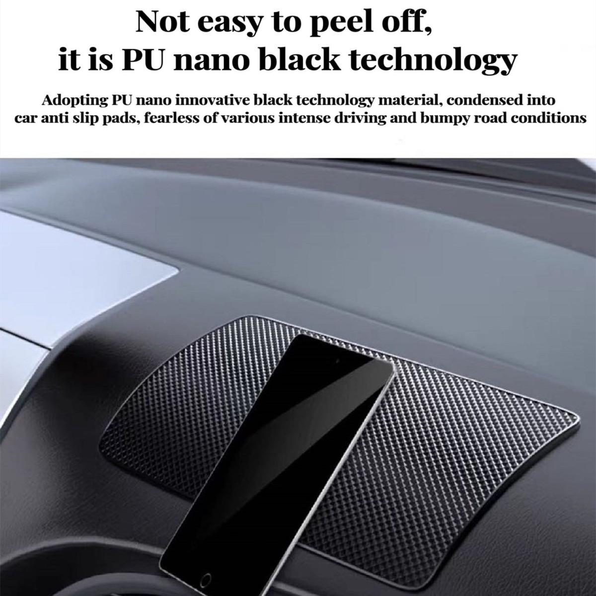 Anti-Slip Car Mat, Silicone Phone Pad for Vehicles, High Temperature Resistant Dashboard Organizer, Interior Decoration Accessory