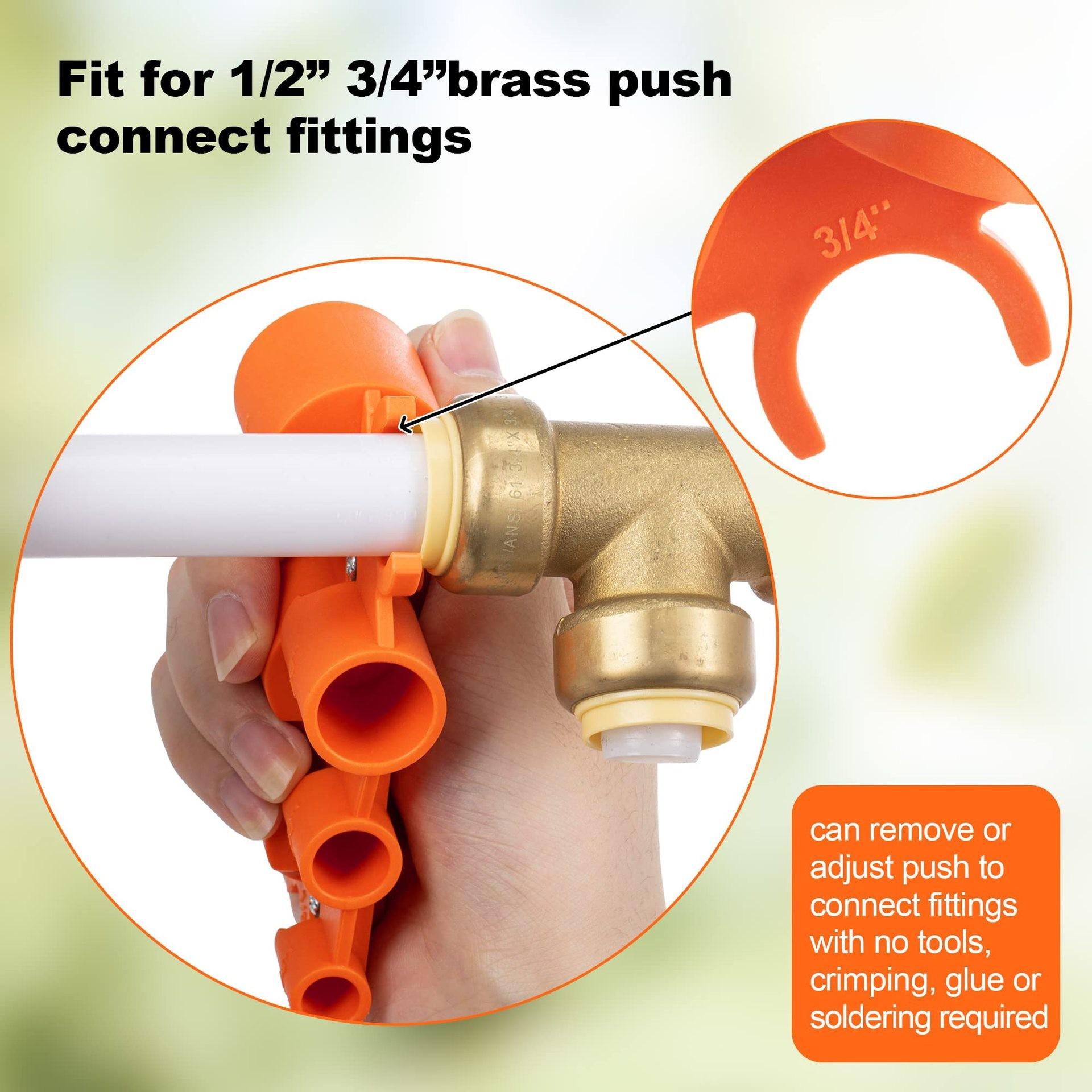Pipe Deburring Tool Kit for Various Sizes, Depth Gauge and Pipe Deburring Set, Copper Pipe Deburring Depth Tool, Quick Deburring Tools