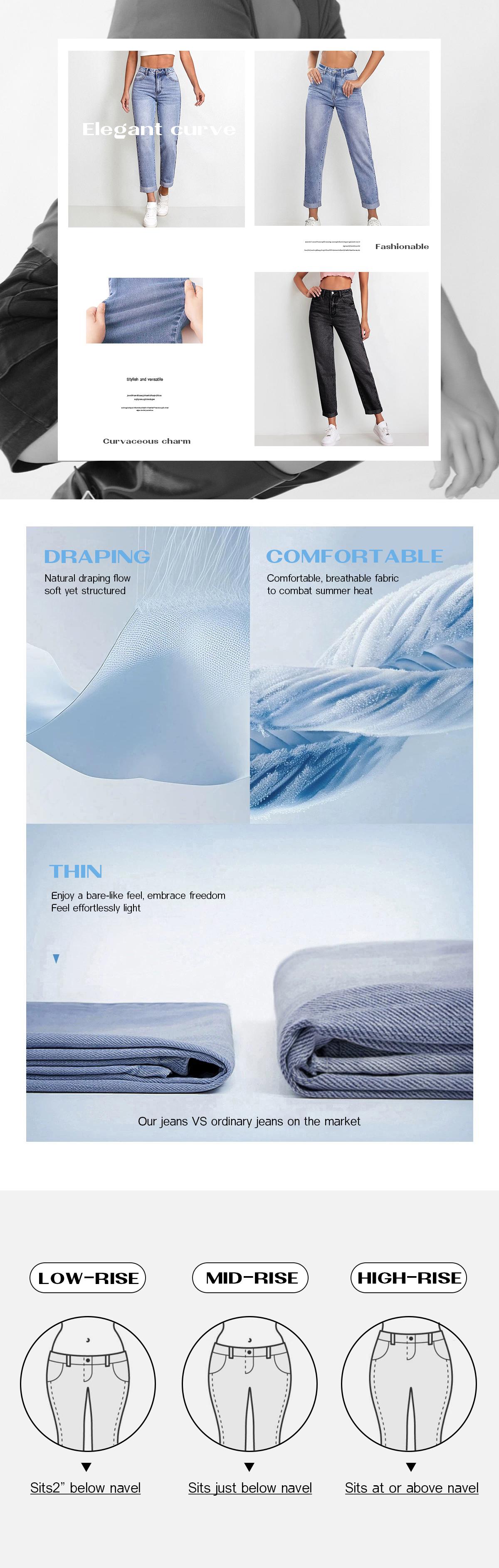 KatchMe Women's Street Mid-Rise Tapered Jeans, Cozy Fall Outfits for Daily Wear, Soft Stretchy Women's Bottom, Leisure Denim Trousers, Street Womenswear KatchMe Women's Street Mid-Rise Tapered Jeans, Cozy Fall Outfits for Daily Wear, Soft Stretchy Women's Bottom, Leisure Denim Trousers, Street Womenswear