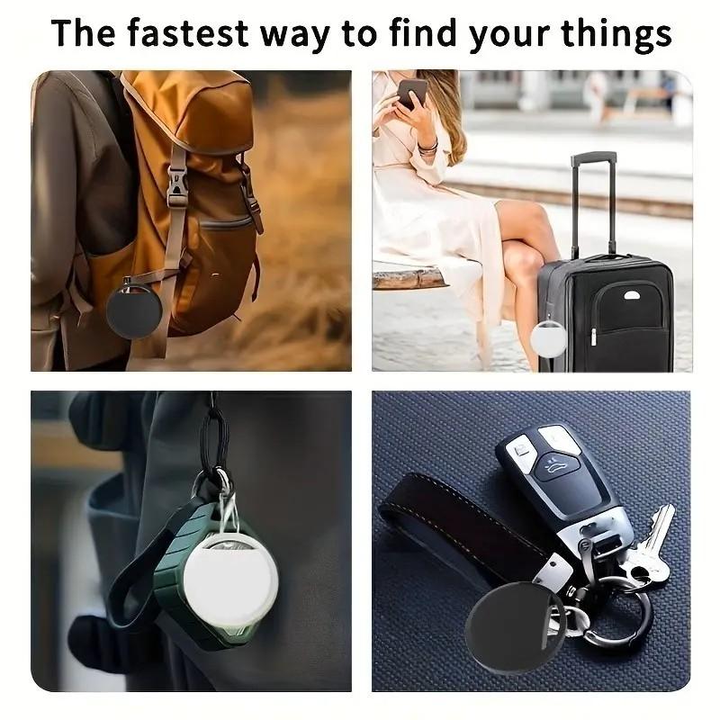 3-Pack iOS Smart Tag, Precision Tracking Without GPS, Compatible with iPhone Find My APP, Anti-Loss Device, Rechargeable Battery, Secure Design