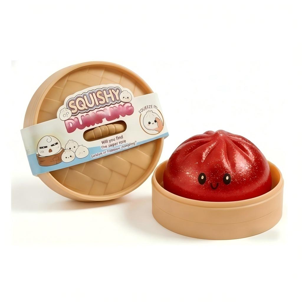 Cute Big Bun Decompression Toy, Relieves Anxiety, Soft Tpr Material, Unboxing Surprise, Holiday Gift, Office Desktop Accessory, Squishy, Squishies Fidgets