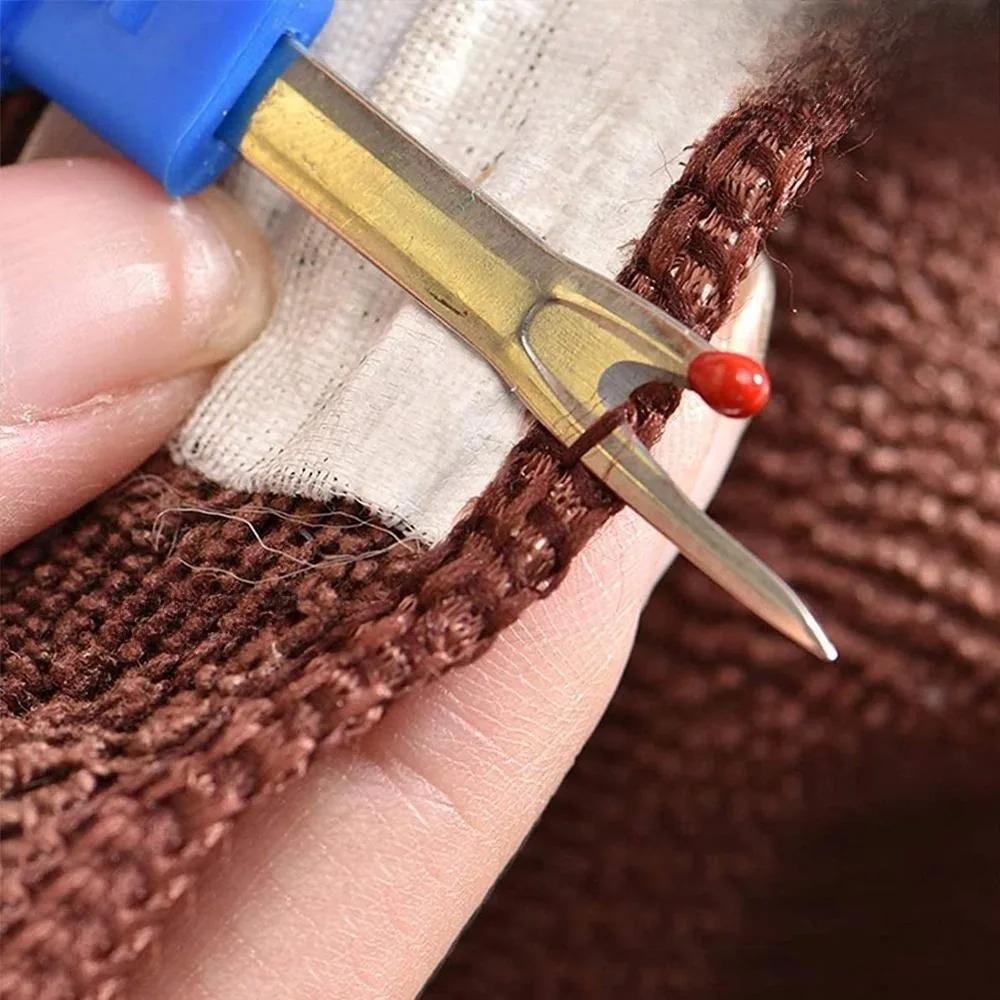 Professional Multi-Slip Grip Seam Ripper: Durable Stitch Remover & DIY Fabric Cutting Tool, Sharp Sewing Scissors & Must-Have Home Tailoring Accessory for Easy Crafting.