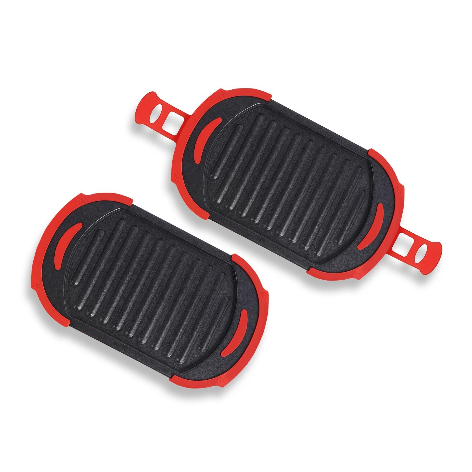 Adjustable Microwave Grill Panini Press Machine, Sandwich Toaster Oven, Panini Press for Toasts, Waffles, Sandwiches, Grilled Meat, Toastie Machine