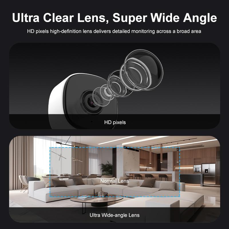 No WiFi Needed Mini Security Camera | Built in AP Hotspot | High Pixel, Easy Install, Night Vision