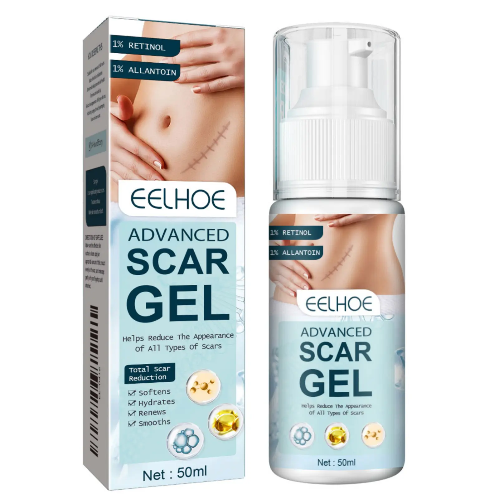 EELHOE Gentle Hydrating Body Gel - Alcohol-Free Bodycare, Daily Skin Moisturizer for Smooth Skin (Apply Daily)