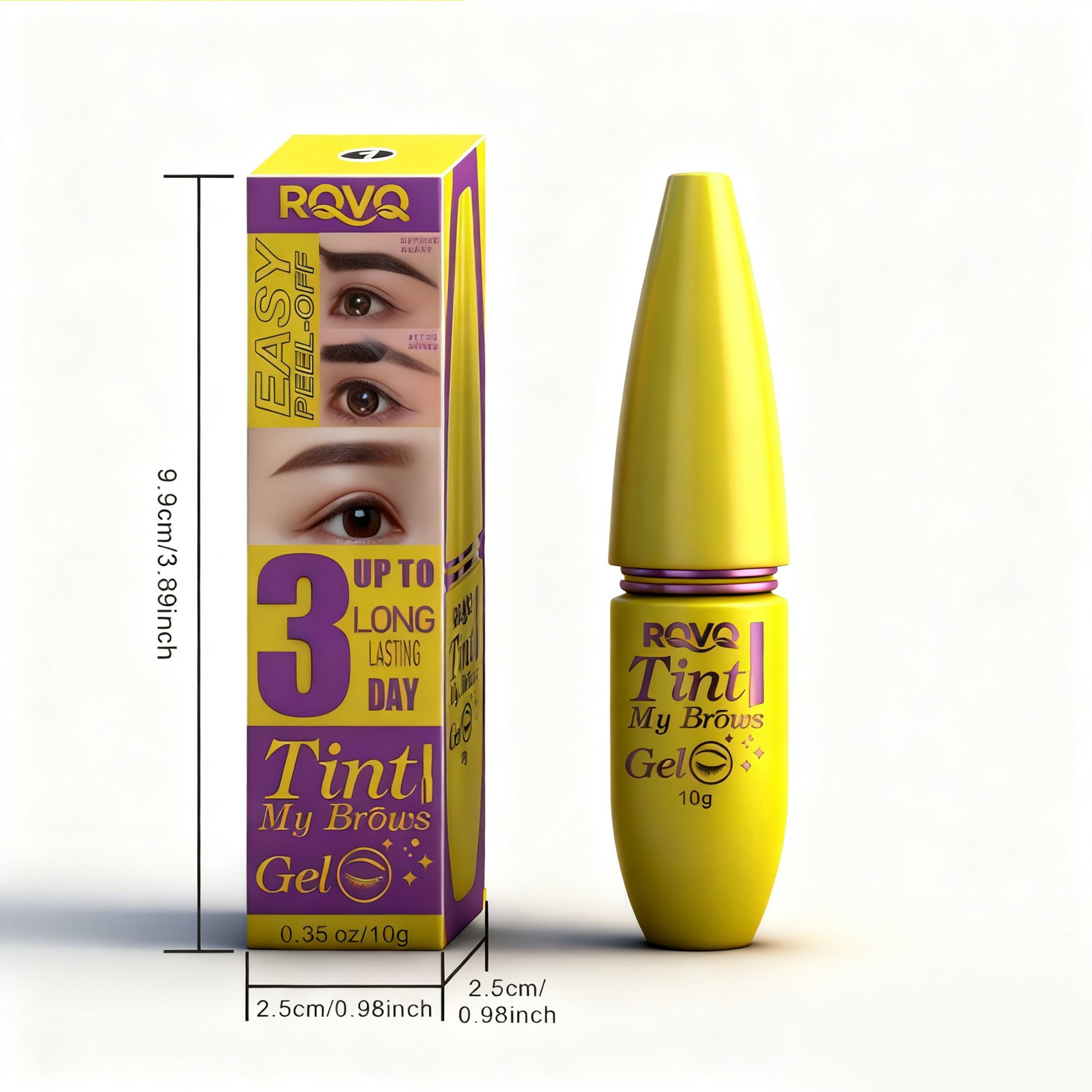 Long-Lasting Waterproof Brow Gel, Easy Removal Formula, Natural Look, Shades, Perfect for All Skin Types, Fashionable Packaging