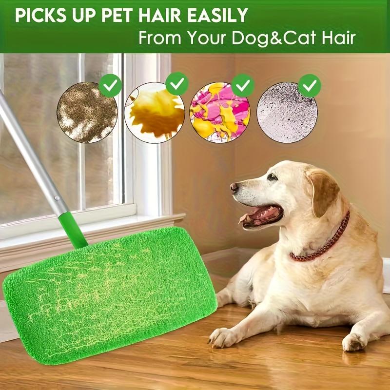 Reusable Floor Mop Pads Set, Washable Durable Polyester Microfiber, Strong Absorbent, Dry Wet Use, Compatible with Standard Mops, Microfiber Mop Heads, Microfiber Mop Refill