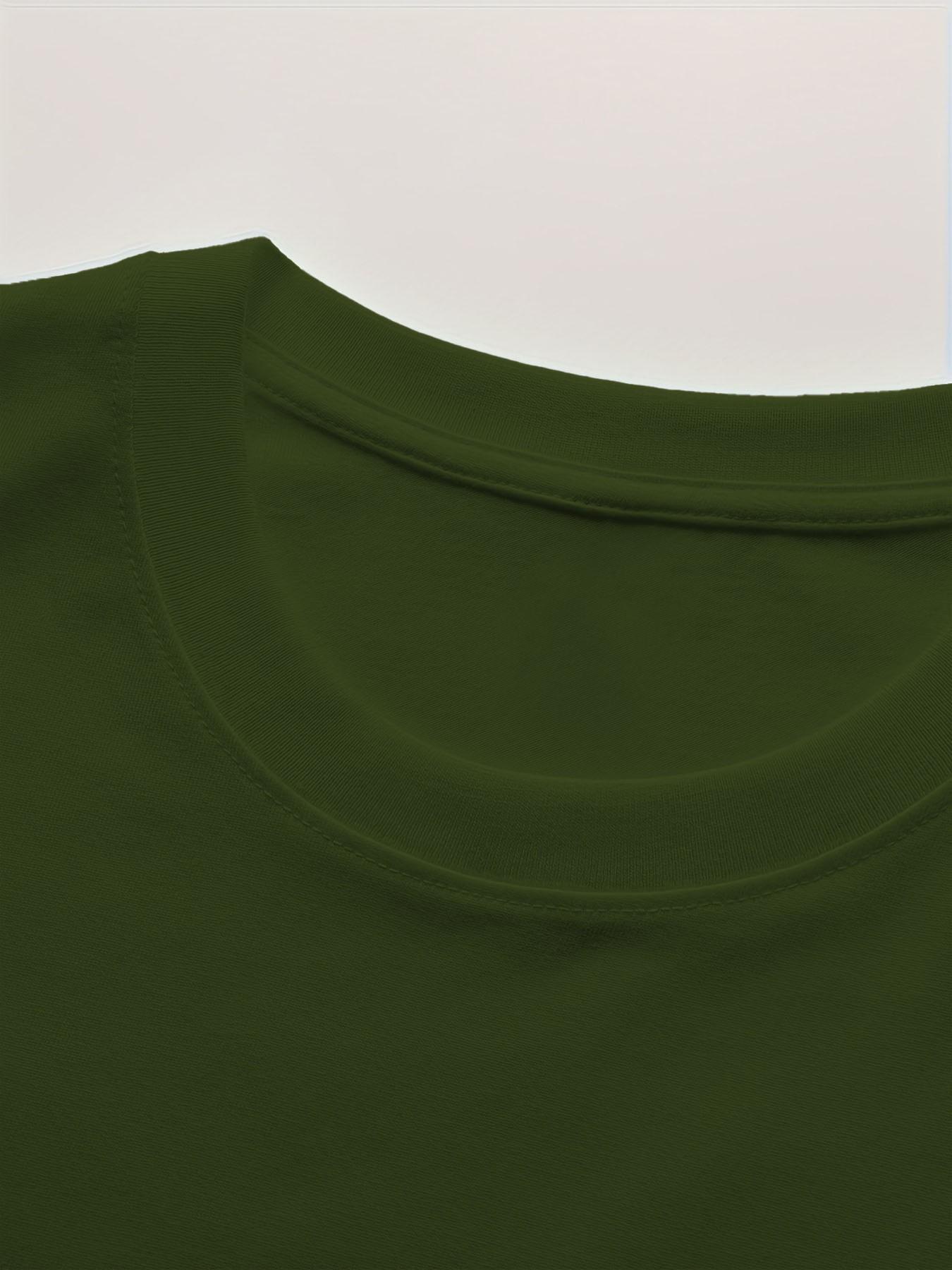 Men's Casual Short Sleeve T-Shirt, Bold Letter Print Street Style, Summer Cotton Top, Slim-Fitting, Trendy and Versatile