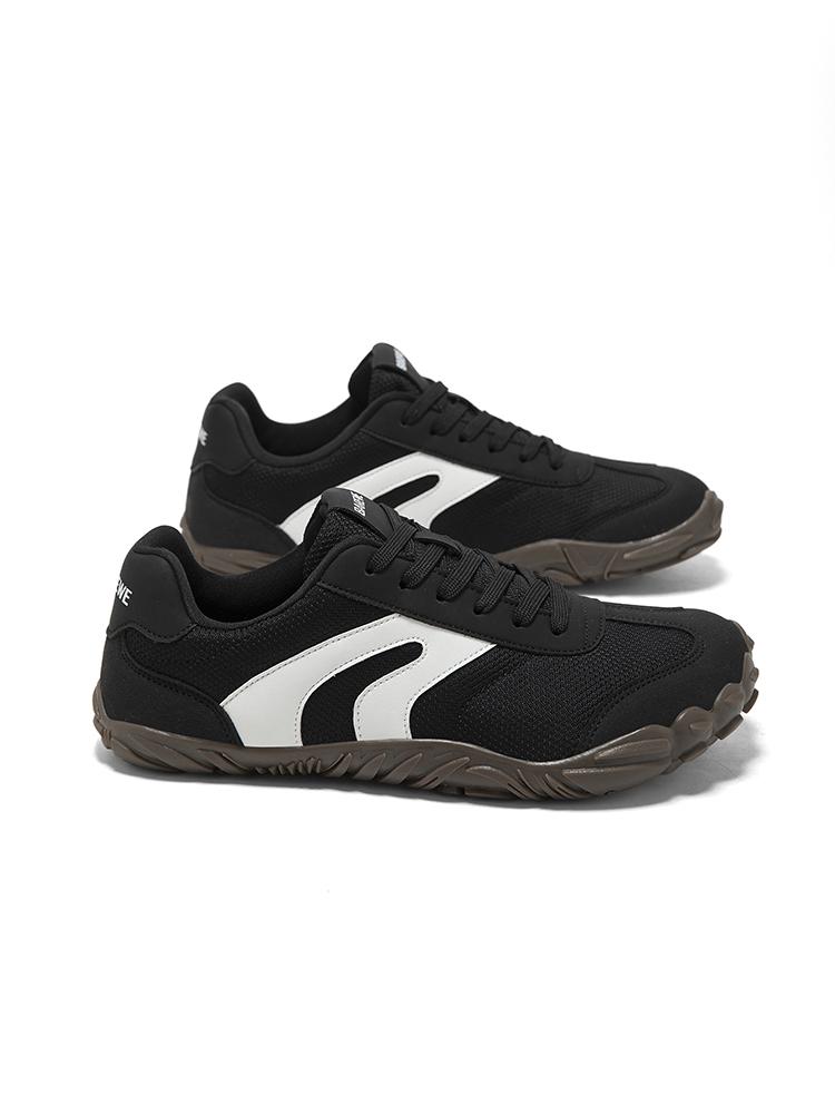 Barewe Unisex Wide Toe Barefoot Shoes, Lightweight Soft Sole Walking Shoes, Spring Fall Casual Skateboard Sports Shoes