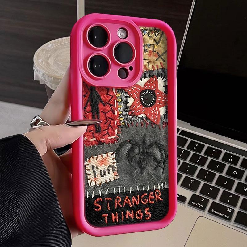 Dark Style Stranger Things Phone Case Protector Tpu Thick Anti-Drop Protection for iPhone 7/8/x/XS/XR/XS Max/11/12/13/14/15 Pro Max/16 Pro Max/17 Pro Max/air