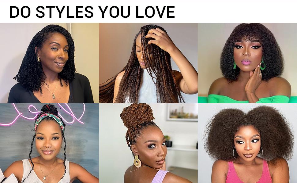 Imani 14 Inch Afro Kinky Curly Wig Short Curly Wig Human Hair for Black Women 250% Density 13x4x2 HD Lace Frontal Wig for Daily Use with Natural Hairline Affordable Wig