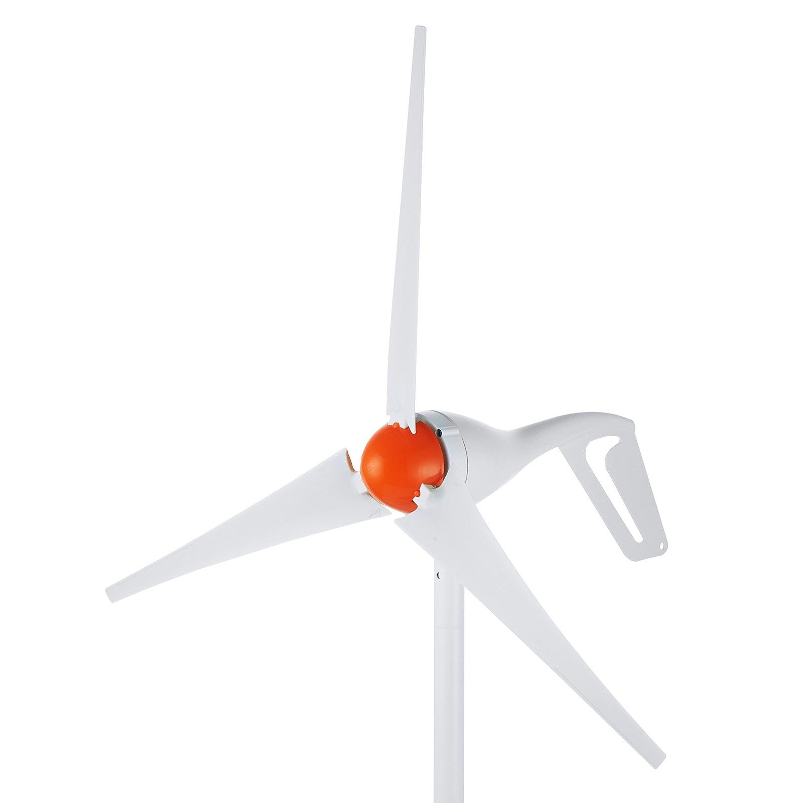 【Summerfinds】VEVOR 500W Wind Turbine Generator with Anemometer, 12V Wind Turbine Kit, 3-Blade Wind Power Generator, MPPT Controller & Adjustable Windward Direction, Suitable for Home, Farm, RVs, Boats