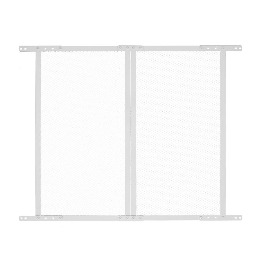 VEVOR RV Screen Door Protector, 28.5x31.5 inch Door Grille, Easy to Install and Disassemble, Reinforced Breathable Protective Mesh, Aluminum Alloy Camper RV Entry Protector for Pet Protection, White