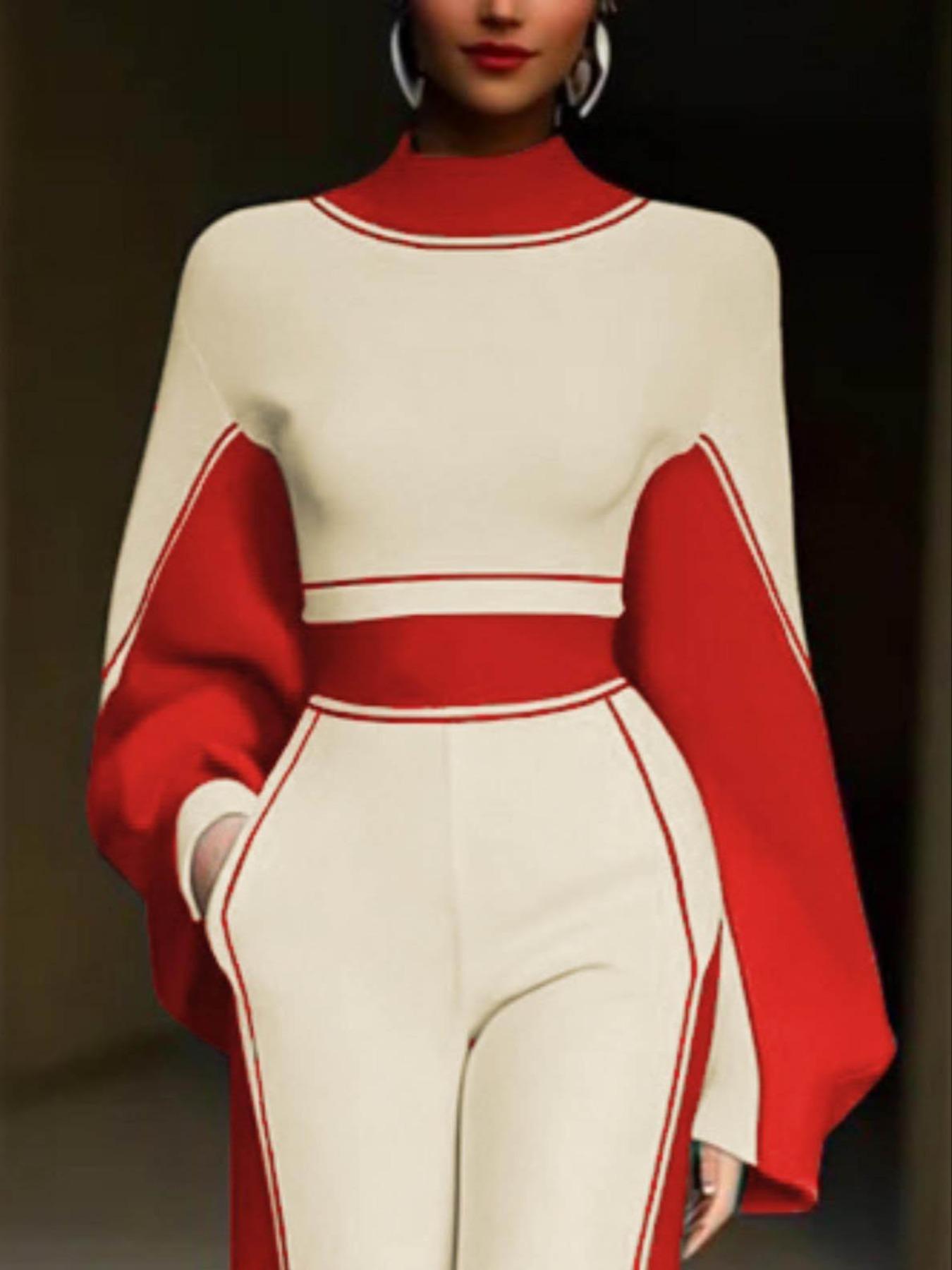 Women's Colorblock Print   Zip Up   Jacket, Casual Long Sleeve   Outerwear for Daily Wear, Ladies Clothes for All Seasons