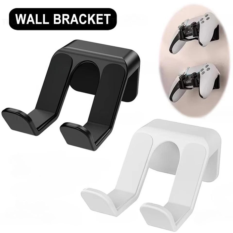 1PC Wall Mounted Game Controller Bracket, No Punching Required, Controller Storage Rack, Gamepad Headphone Headset Hanging Bracket Hanger