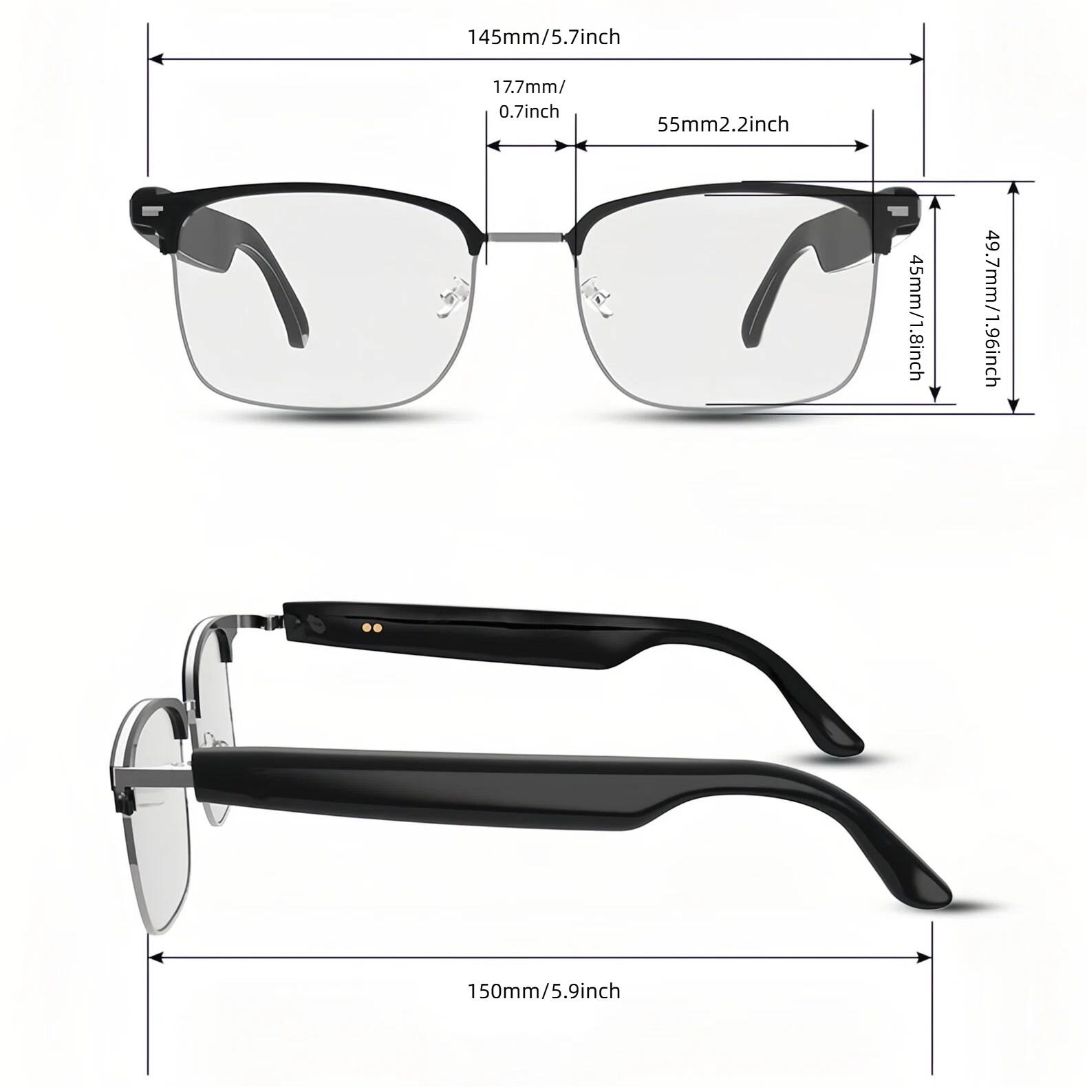 Smart Ai Glasses, Color-Changing Sunglasses, Ai Photo Recognition, 100+ Translation Languages, Wireless Bluetooth-compatible, Outdoor Travel Gift