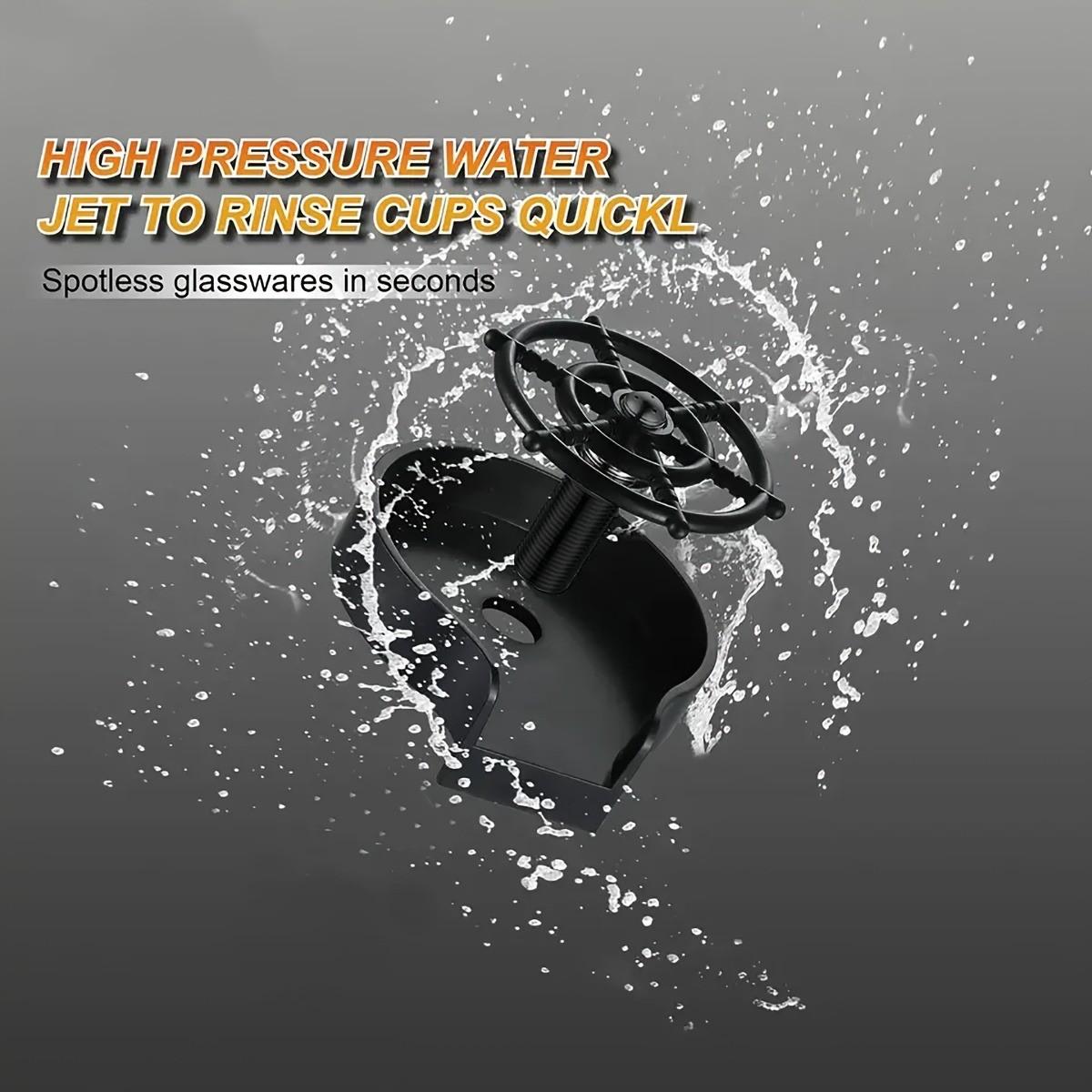 Automatic High Pressure Cup Washer, Efficient Cleaning Machine for Dishes & Utensils, Ideal for Home Use, Compact Design