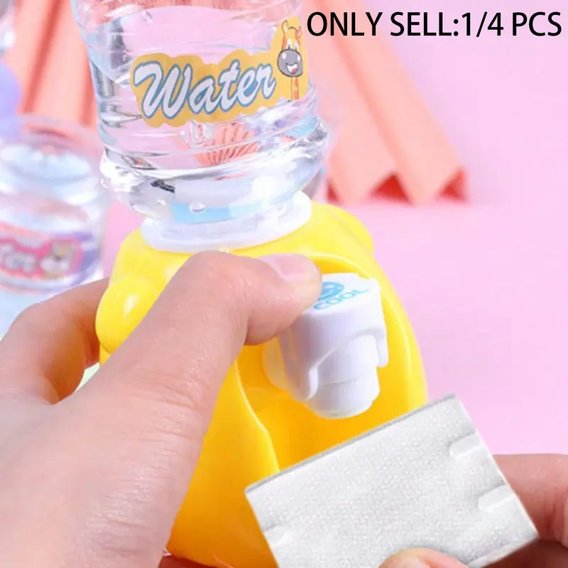 Creative Press on Makeup Water Bottle Set, Easy-To-Use Design Like Dispenser, Ideal for Makeup Removal, Pack of 4 Pieces, Versatile Dispenser Bottle, Dispensing Bottle