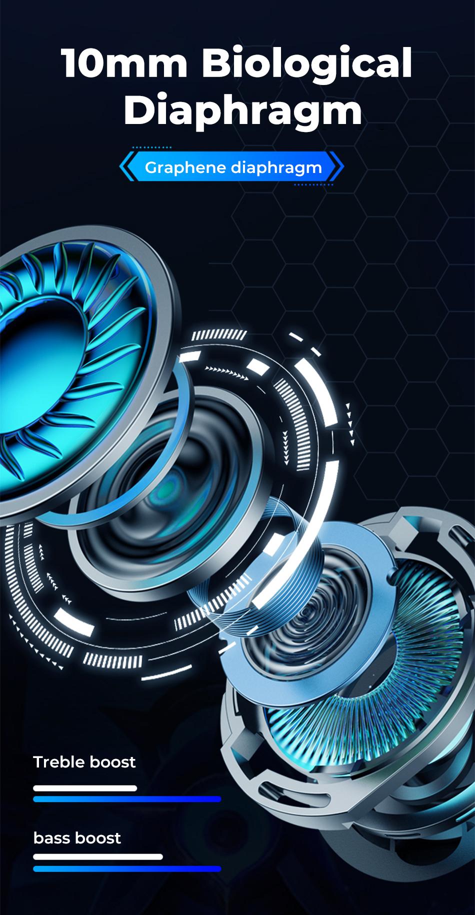 MINISO GM2Pro Earbuds In Ear TWS Wireless Bluetooth Earphones Game And Music Duel Mode