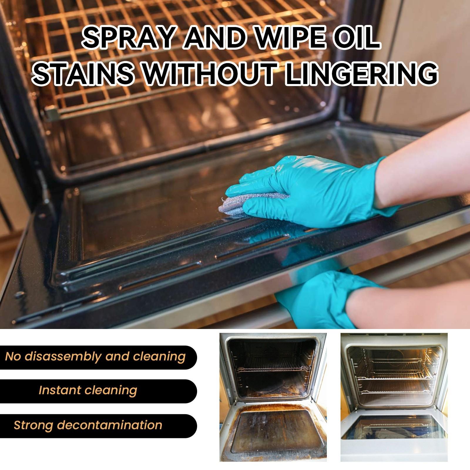 Oven & Grill Cleaner, Oven Rack Specific Stain Remover Odor Eliminator Grease Remover, Effective Kitchen Cleaning Solution