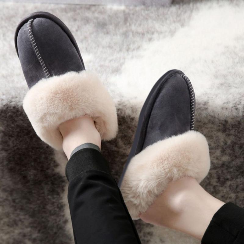 Women's Slippers Soft Plush Winter Warm House Shoes Slip on Memory Foam Fluffy Slippers