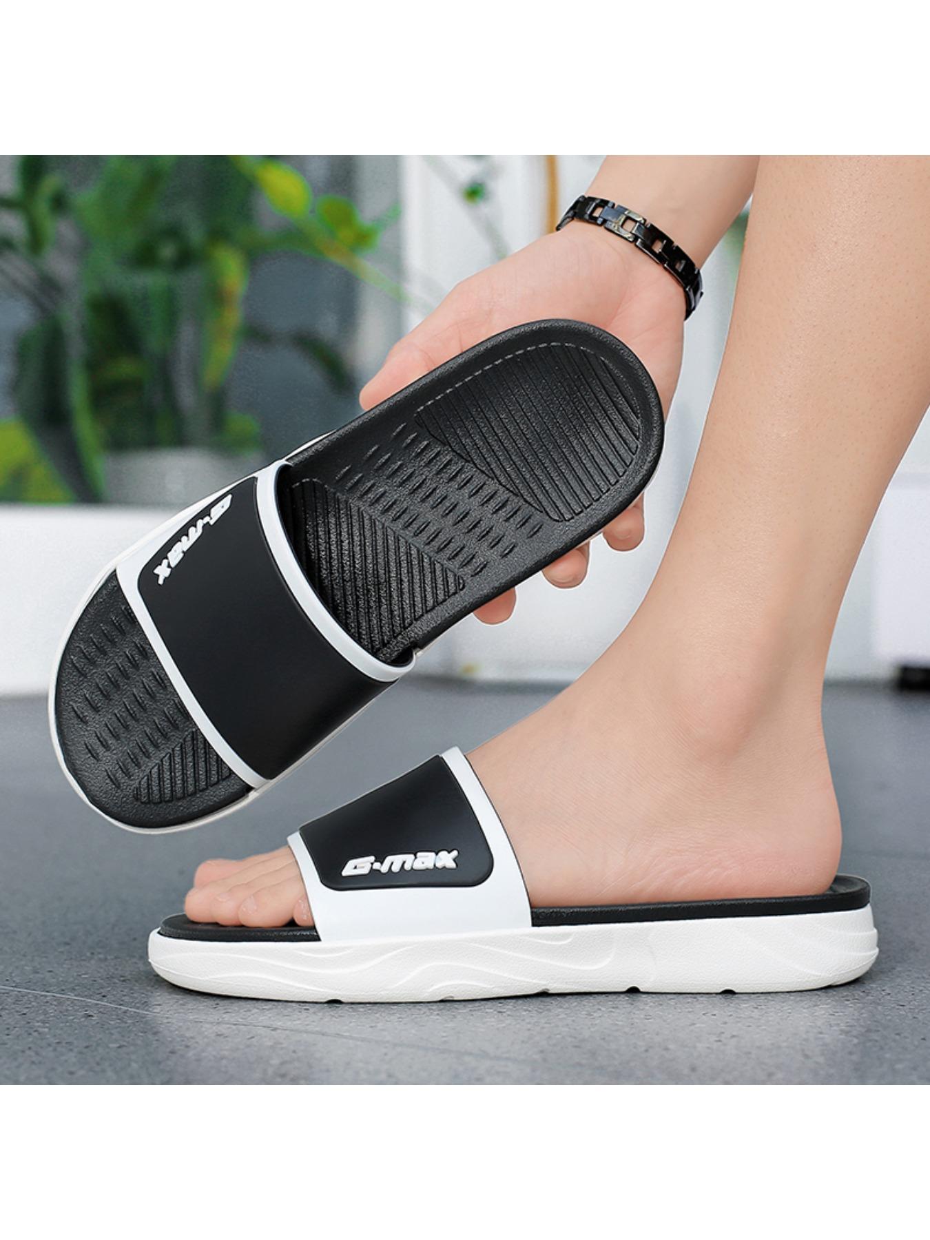 Men 's slippers, indoor and outdoor leisure slippers, outdoor leisure fashion beach slippers, color simple slippers