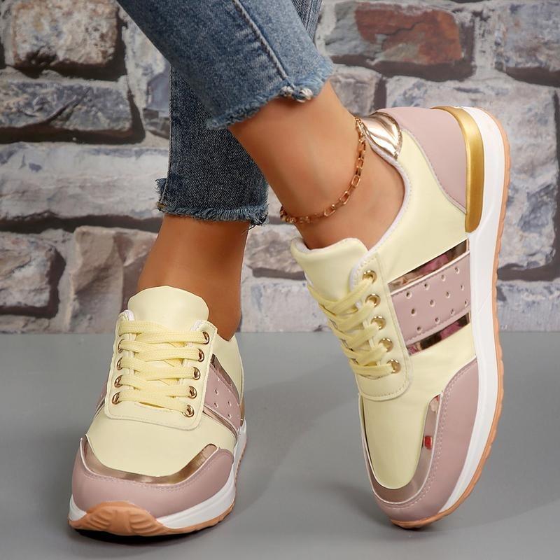 Women's Platform  Walking Shoes Pain Relief Casual Work Shoe Orthotic Arch Support Non Slip Wedge Tennis Sneakers
