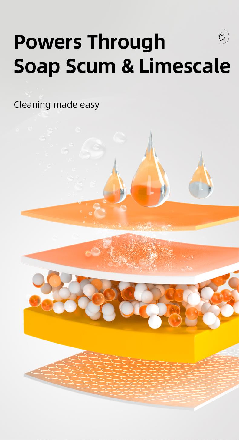 BOTARE Bathroom and Shower Cleaner Disinfectant Spray- Powerful Foaming Action for Tub, Tile & Shower, Removes Soap Scum & Hard Water Stains, Fresh Scent,  Household Cleaning