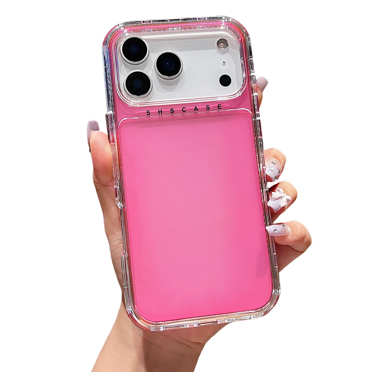 Clear Defender Colorful Case For iPhone 17 Pro Max 17 Air 16 15 14 13 Pro Max Hybrid Shockproof Heavy Duty Cover