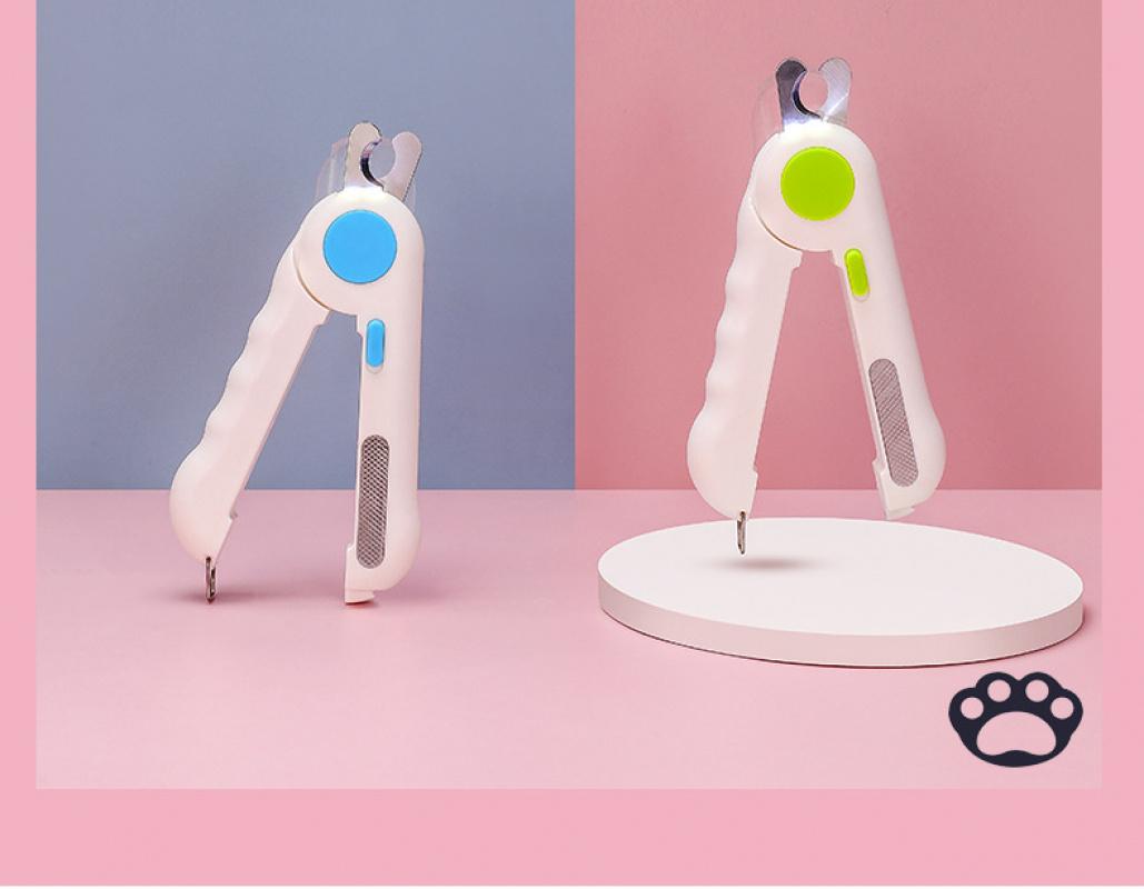 New Viral LED Pet Nail Clippers, Anti-quick Nail Grinder, Dog & Cat Nail Cutter, Pet Grooming Supplies