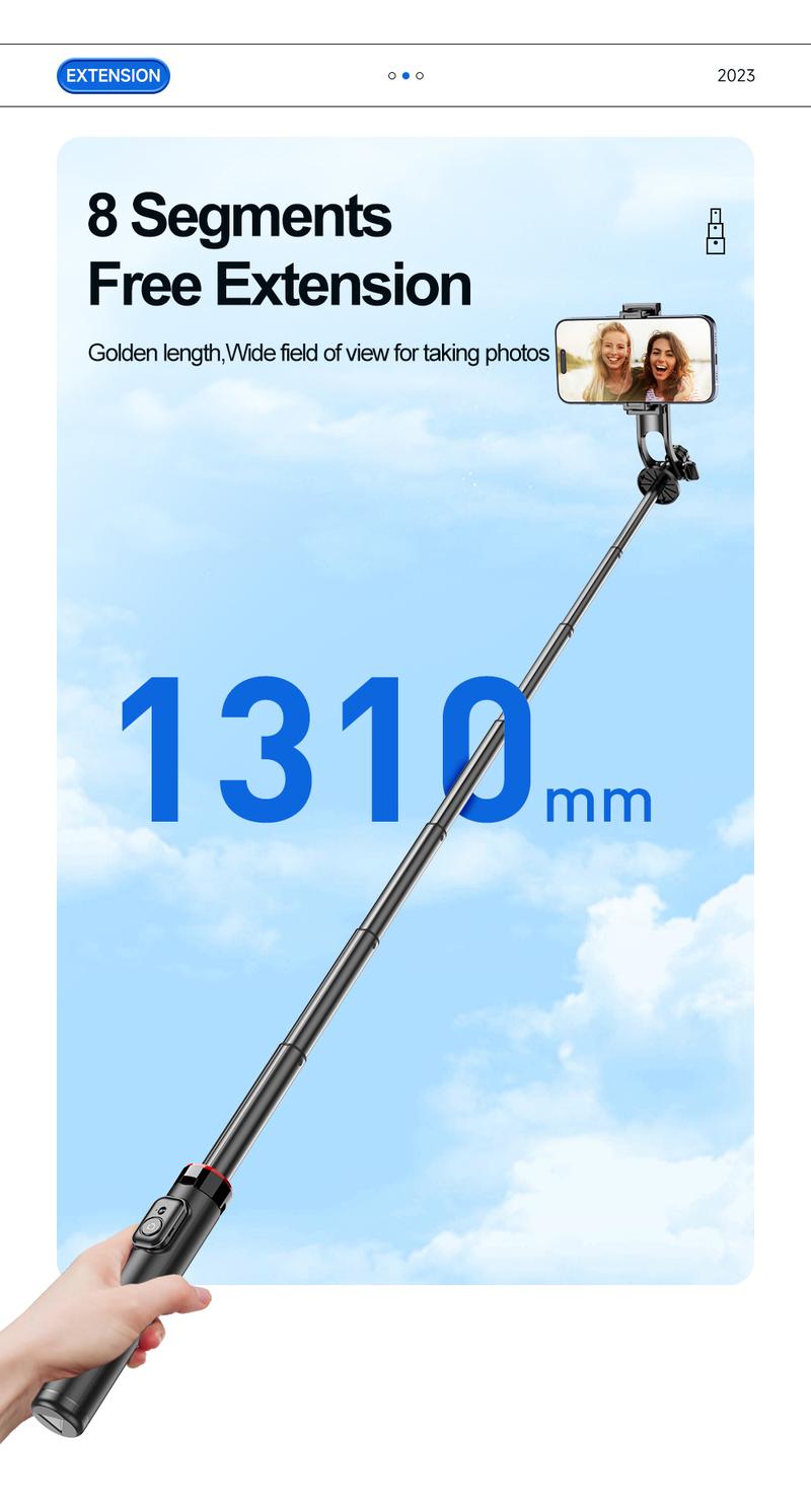 52"Portable alloy frame selfie tripod with wireless Bluetooth controller and detachable fill light,Easy to carry outdoors,Selfie Stick 52"Portable alloy frame selfie tripod with wireless Bluetooth controller and detachable fill light,Easy to carry outdoors,Selfie Stick