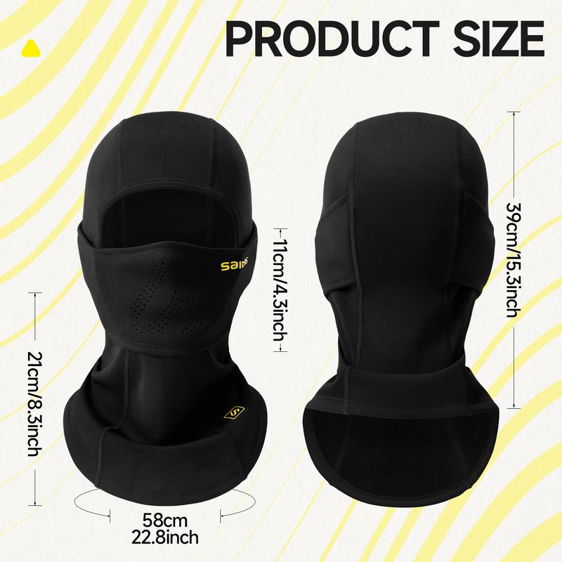 SHINEMEOTH Warm Windproof Hat Balaclava Face Mask Men Padded Liner Under Helmet Skiing Cycling Fleece Lined for Winter Outdoor Sports