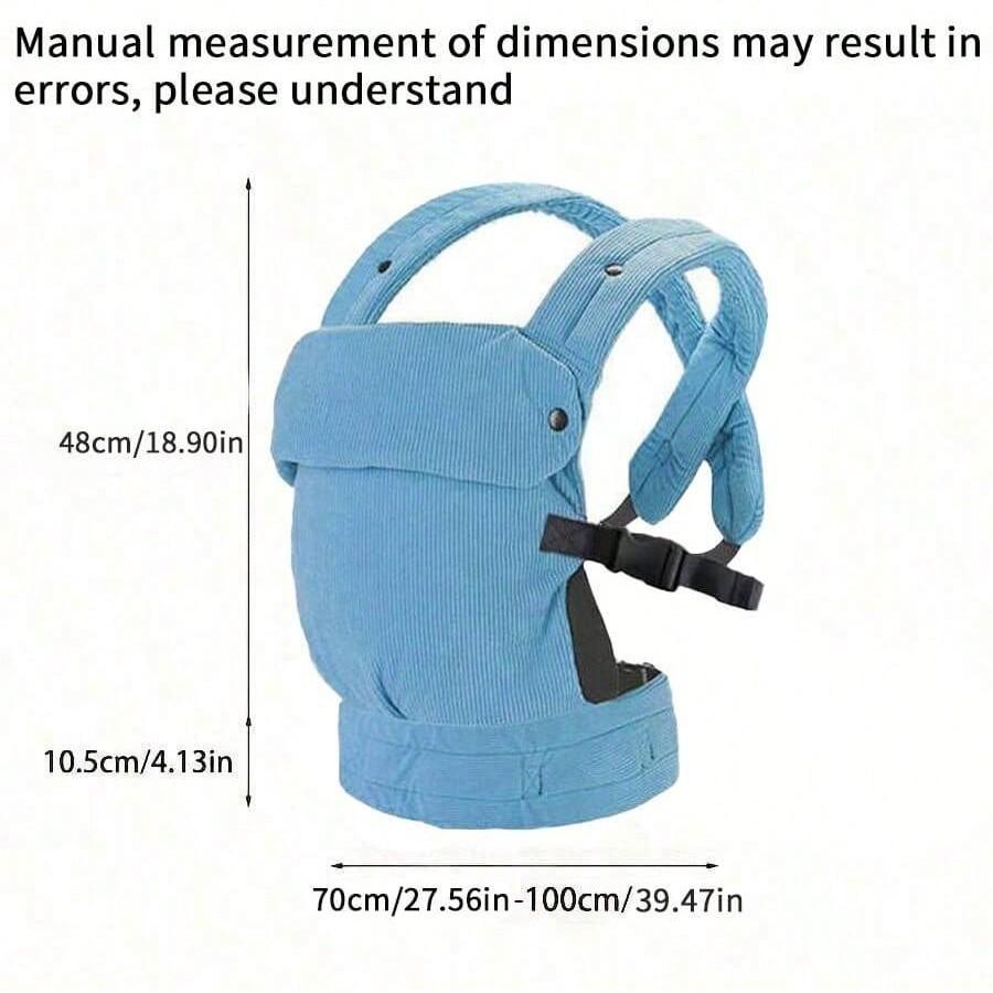 Baby Carrier Backpack Lightweight Breathable Two-In-One Front & Back Carry Newborn Baby Carrying Bag for Outdoor Use