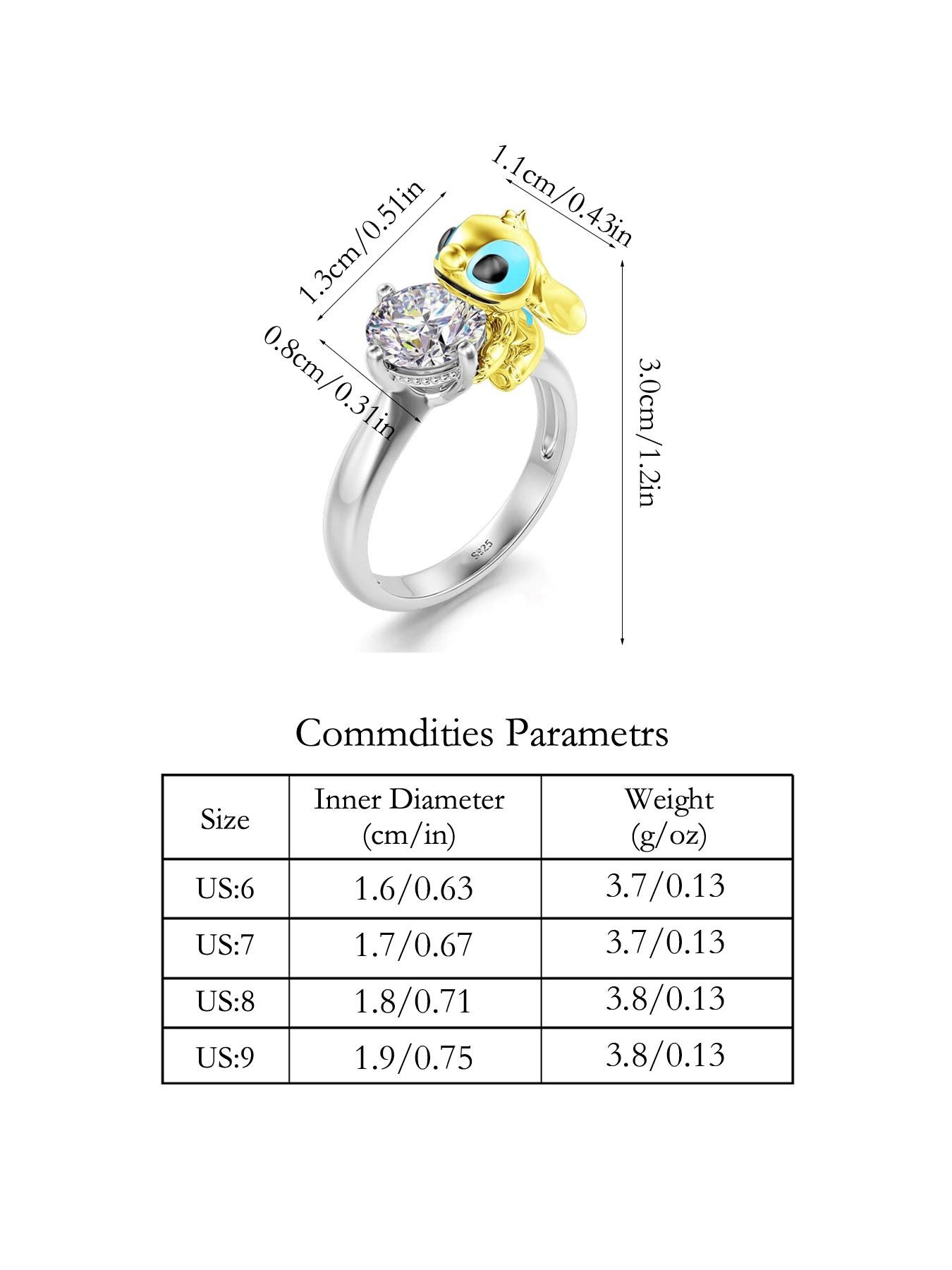 Elegant Silver Color Zircon Ring Set, Fashion Anniversary Engagement Wedding Jewelry Gift Box Included, Perfect Present for Her