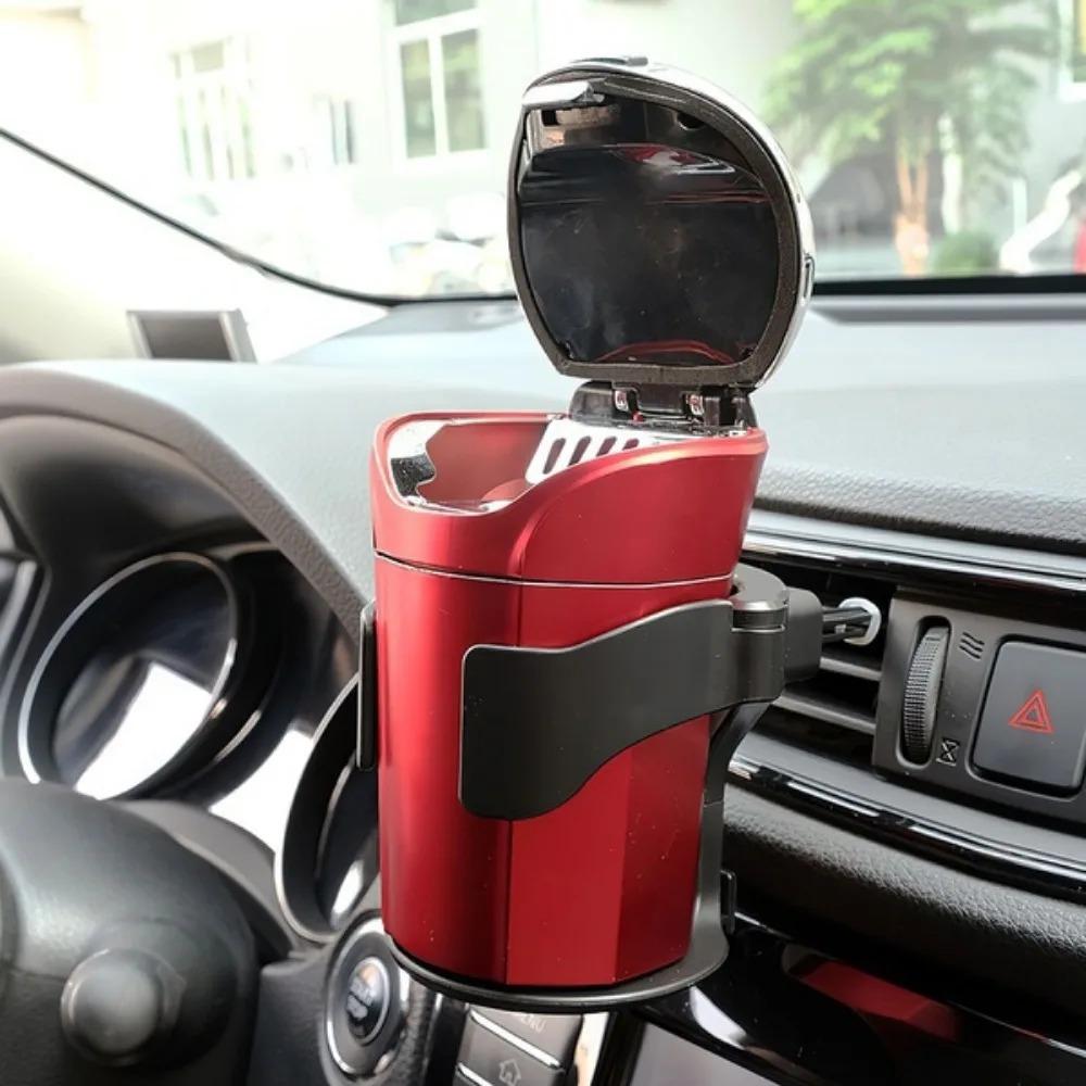 Universal Rotating Car Cup Holder Clip-On Drink Mount for Coffee Bottle Soda Can Auto Air Vent Organizer Accessories Practical Vehicle Storage