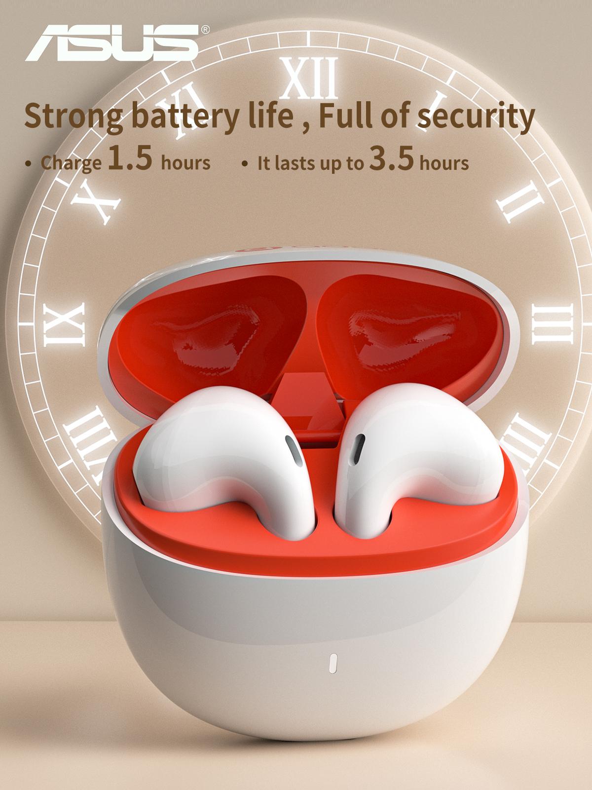 ASUS new  wireless in-ear Headset with long battery life, high sound quality, wireless connection, suitable for listening to music and making calls
