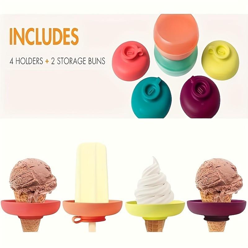 Silicone Ice Cream Molds, Easy Homemade Popsicles, Reusable Ice Pop Molds, Perfect for Summer, Fun Kitchen Tool