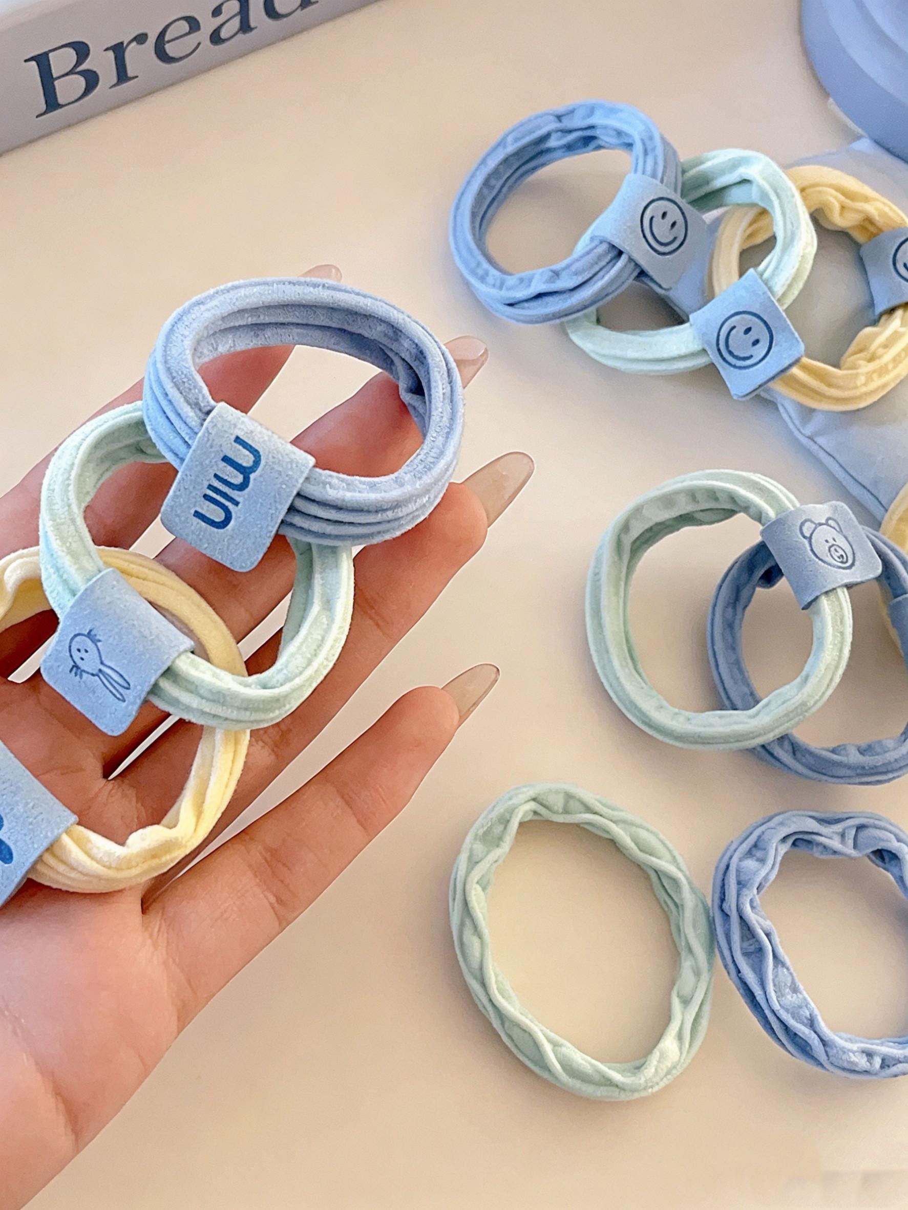 15 Pcs Cute Hair Ties for Women, High Elasticity Durable Rubber Bands, Simple New Design, Versatile Headwear Accessories