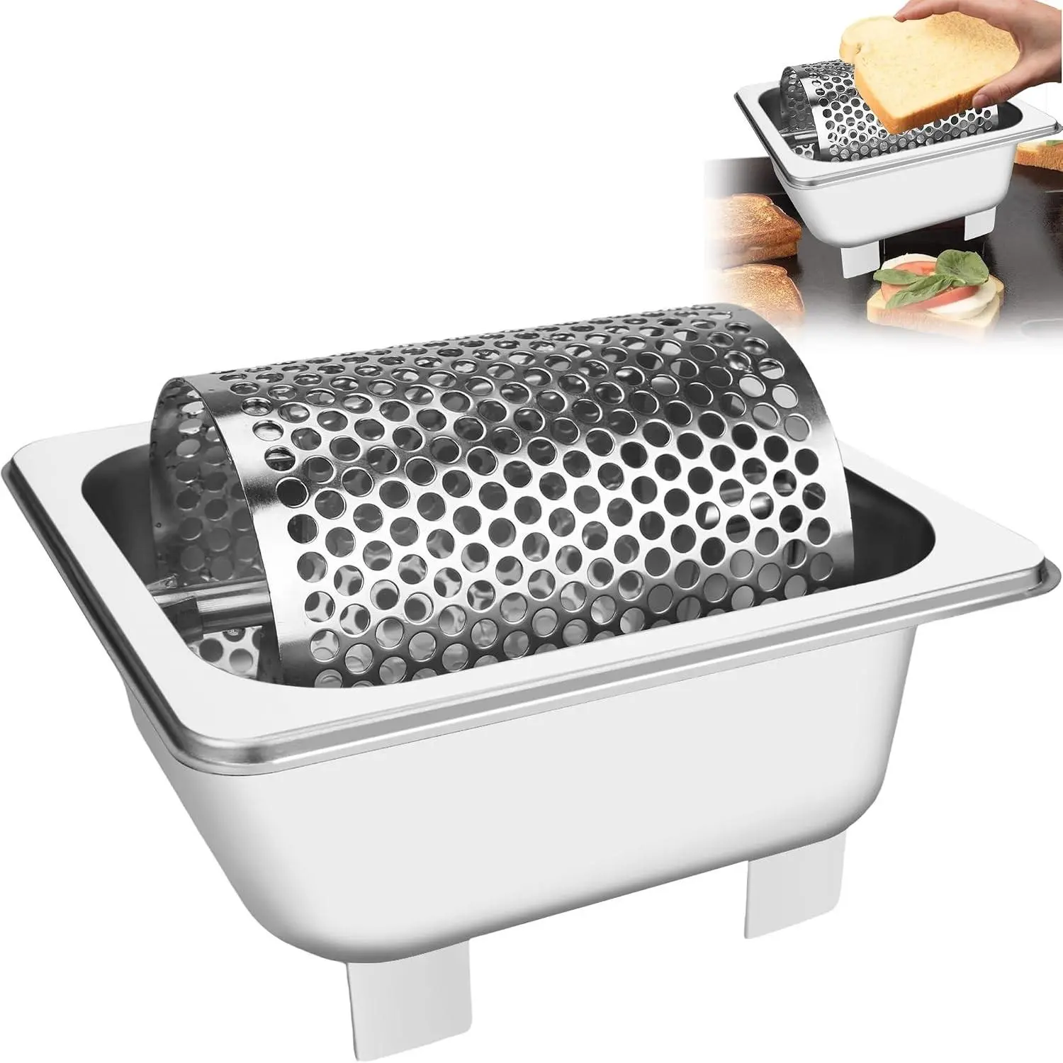 Stainless Steel Butter Wheel, Evenly Spreads Butter for Bread Roller Butter Spreader