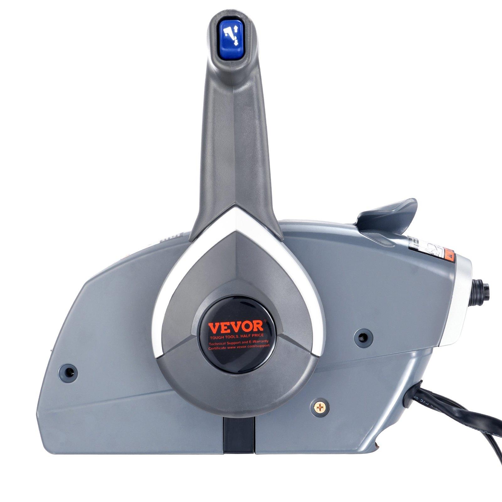 Summervibes VEVOR Boat Throttle Control, 5006180 Side-Mounted Outboard Remote Control Box for Evinrude Johnson, Marine Throttle Control Box with Power Trim Switch and Lanyard