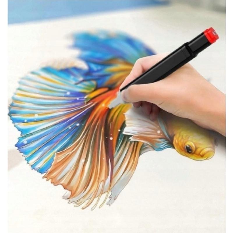 24-color double-headed marker pens, fine and chisel tip permanent art painting set, art supplies for coloring, sketching, professional illustration design, architectural landscape, fashion and comic art