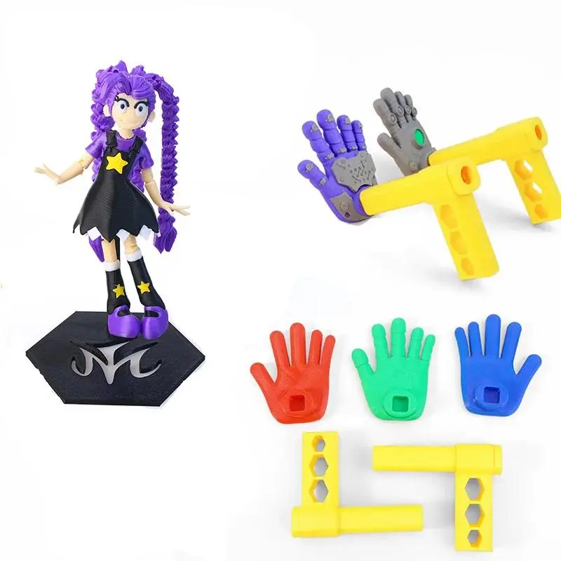 3D Printed Lovely Articulated Doll Movable Joint Collectible Toy Figure Desktop Decor Festival Gift