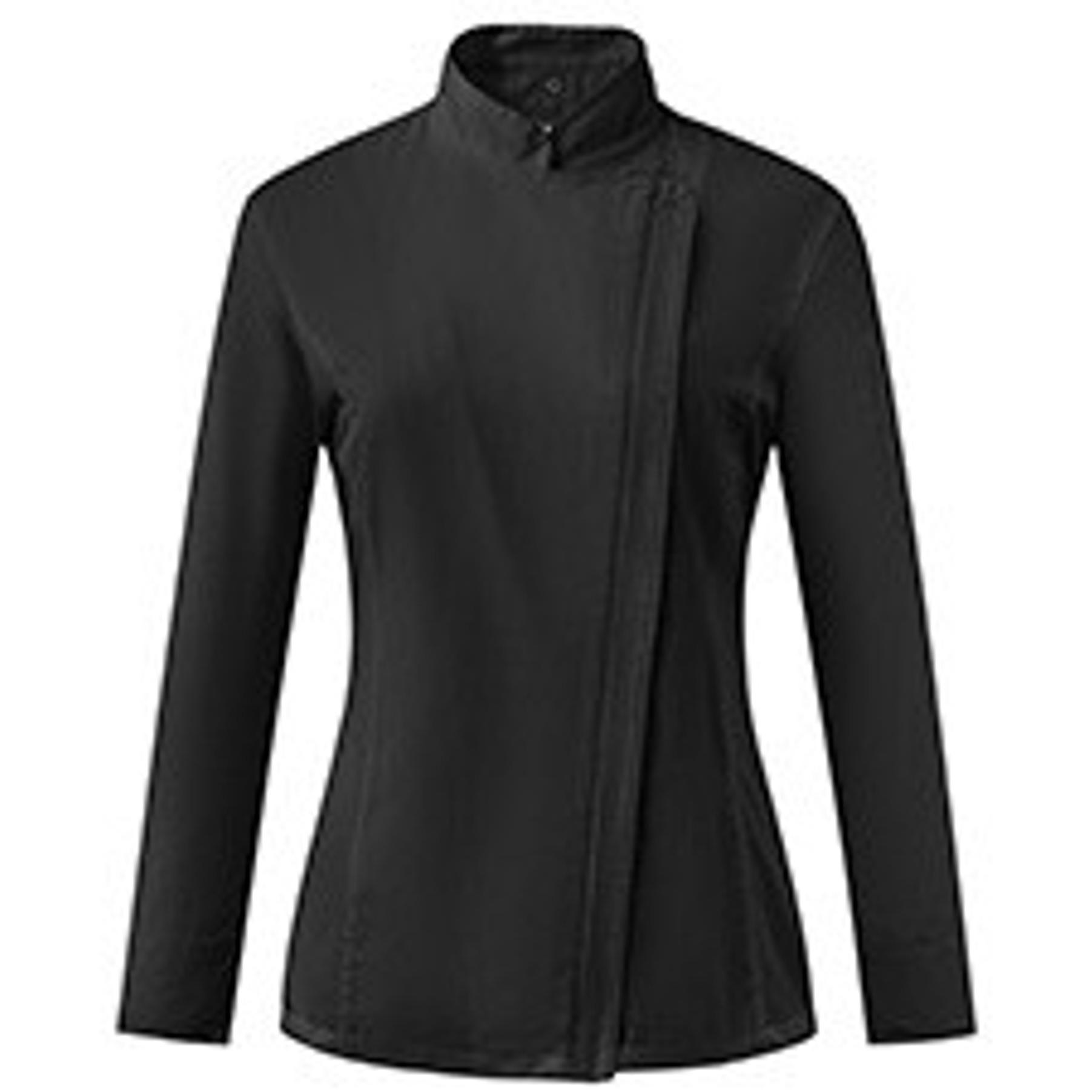 Chef Jacket for Women, Zipper Chef Coat with Side Mesh Vents | Long or Short Sleeve Chef Shirt Uniform for Kitchen Restaurant, Thermometer Pocket, Apron Tab, 1 or 2 Pack